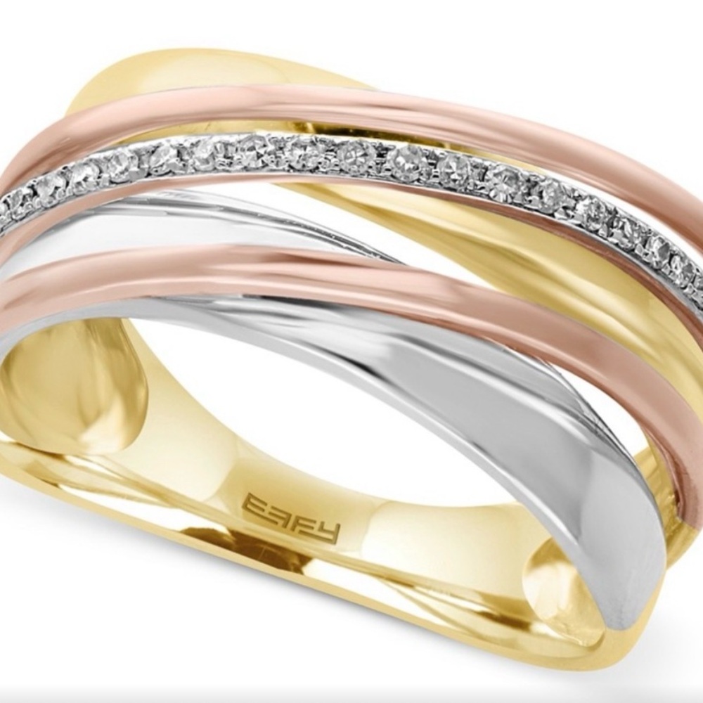 Effy Trigold diamond ring Size 7